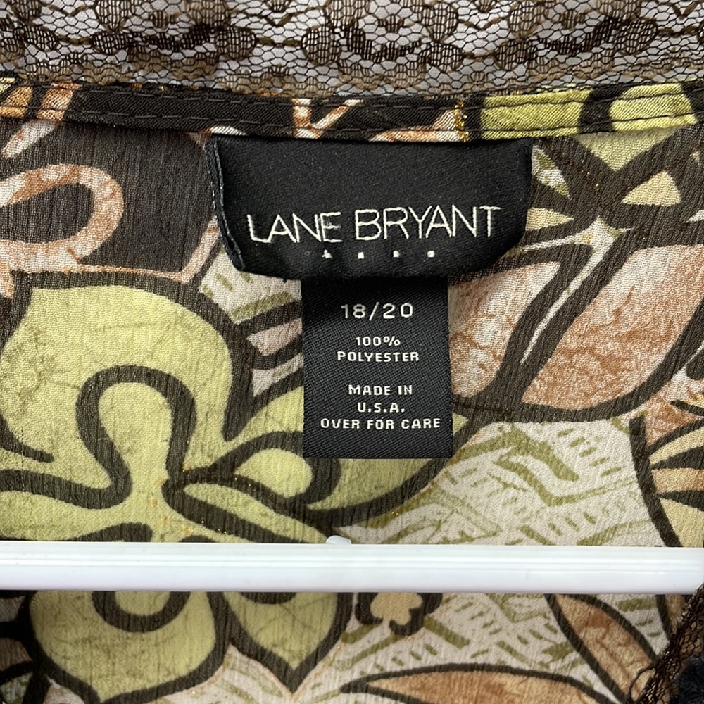 Lane Bryant laced top ladies sz 18/20 - Picture 3 of 4